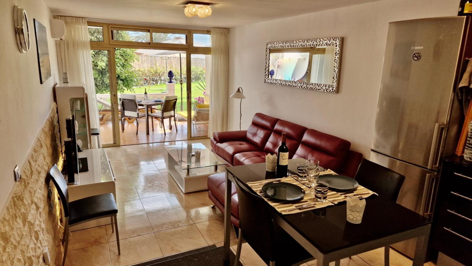 Tamaran 102 - Los Campos - Lux Garden Apt Near Dunes, Quiet-Central-Renovated San Bartolomé Luaran gambar
